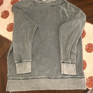 PINK Victoria's Secret Green Crewneck Sweater